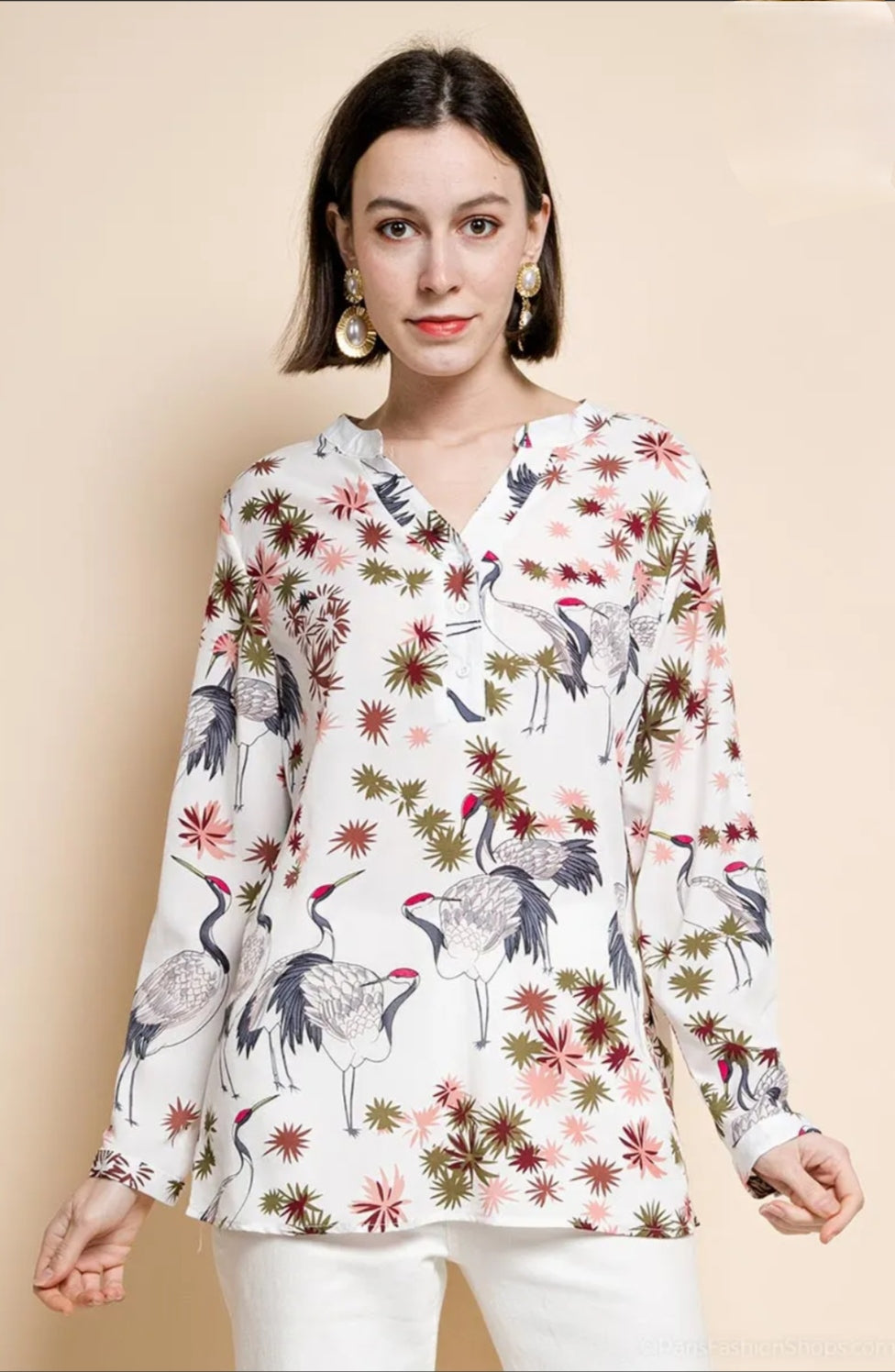 Blouse Élégance Florale