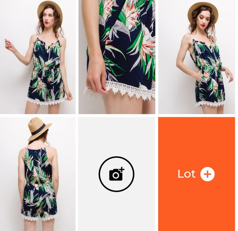 combi short imprimé