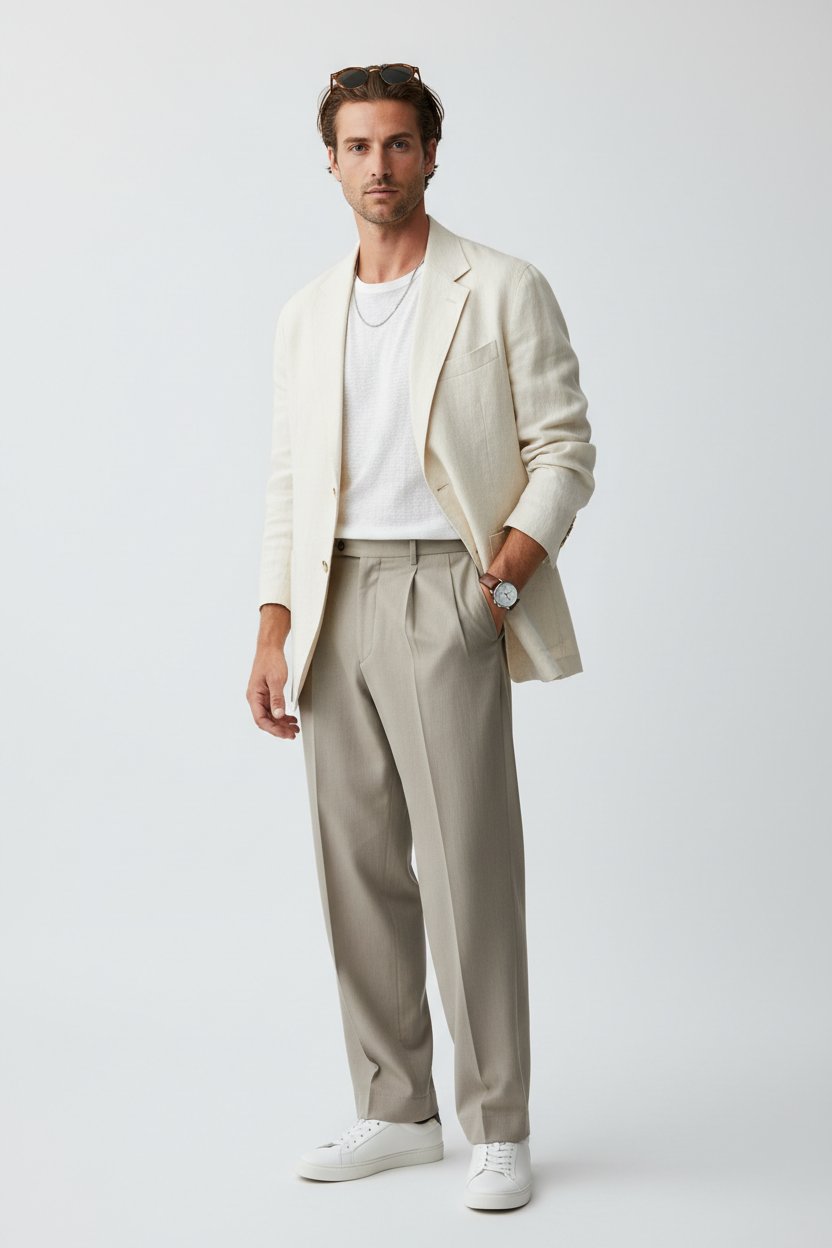 Homme tendance mode masculine
