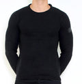 Pull en maille uni col rond, fin de série