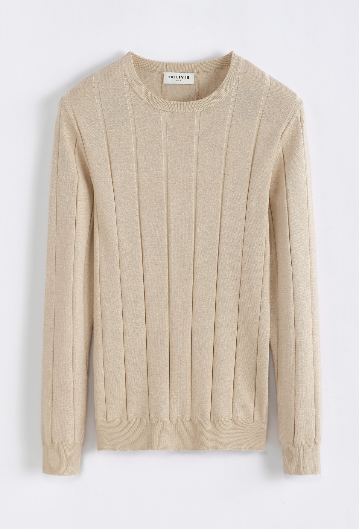 Pull uni manche longue