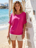 T-shirt dentelle élégant à bas élastique