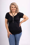 Top avec bijoux